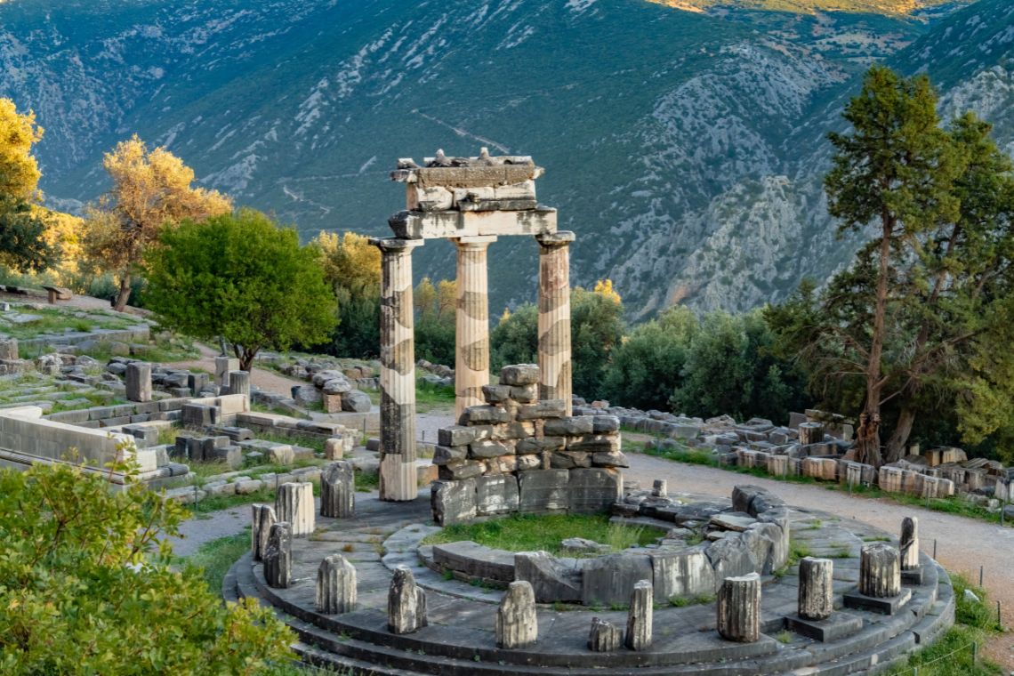 Athens Temple Complex including the Tholos Delphi Credits Leamus Canva