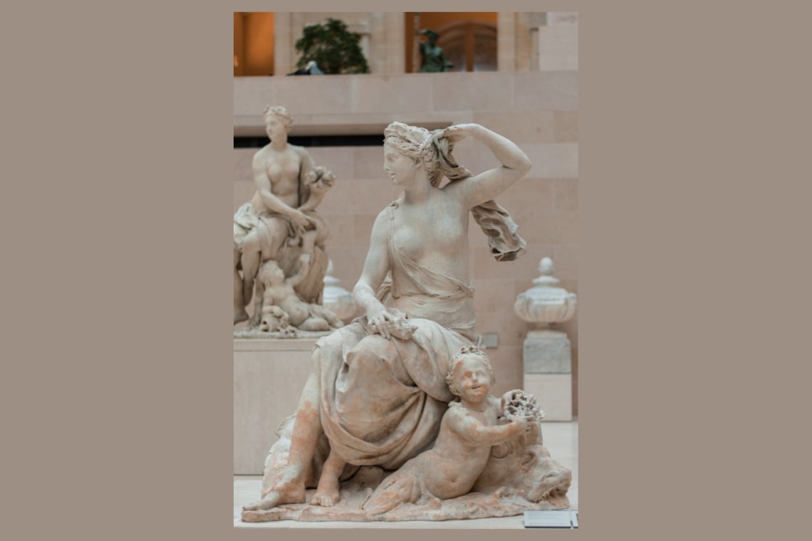 Statue of Amphitrite Canva by Oussama Bergaoui