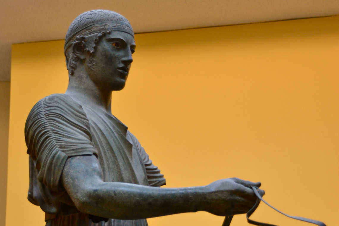 The Charioteer in profile Delphi Credits Mary Baratto Canva