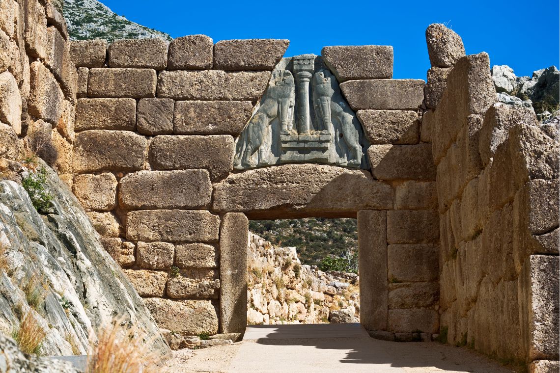 The Lion Gate Mycenae Credits WitR Canva