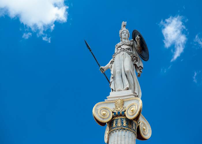 athena goddess yiannisscheidt shutterstock