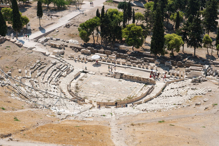 341 Theatre of Dionysus in the Acropolis DP santirf NEW!