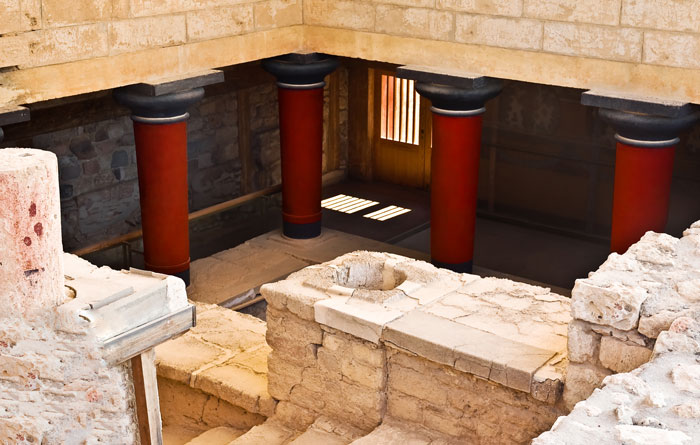underground floors of the Minoan palace at Knossos Crete SH By Natalja Rosliha NEW!