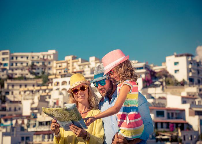 family playing scavenger hunt Sunny studio shutterstock