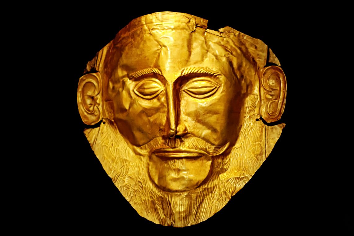 golden mask of agamemnon Credits Antonio Gravate canva