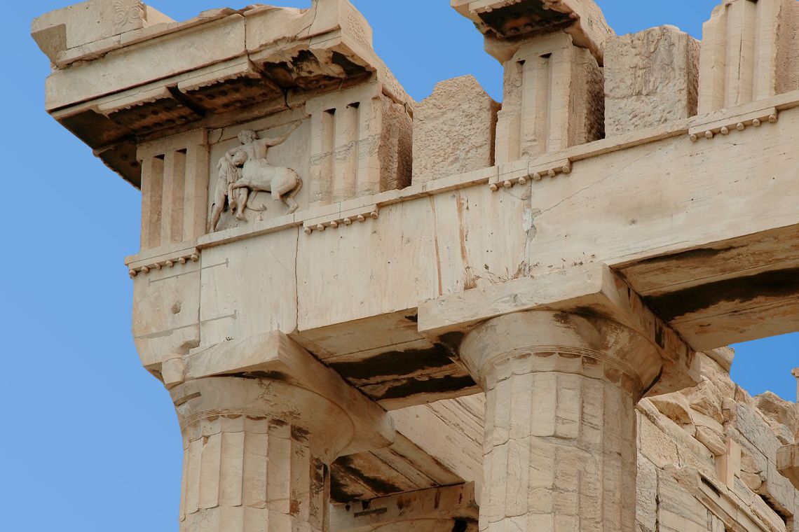 parthenon centaur in Athens Credits WilshireImages Canva